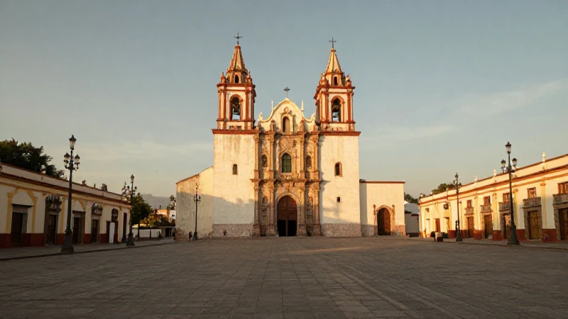 Cuál es la línea del tiempo de la historia de Tizayuca, Hidalgo 4 Iglesia antigua al atardecer en el pueblo