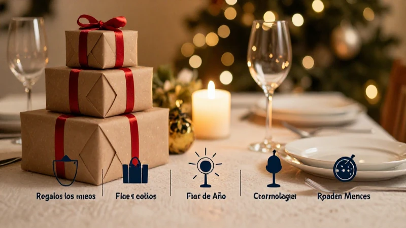 Navidad: ambiente cálido, regalos y celebraciones
