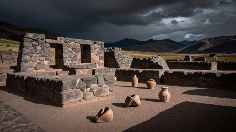 Dónde se ubica la Cultura Wari y cuáles son sus rasgos 6 Ruinas andinas, cerámica desgastada, luz dramática
