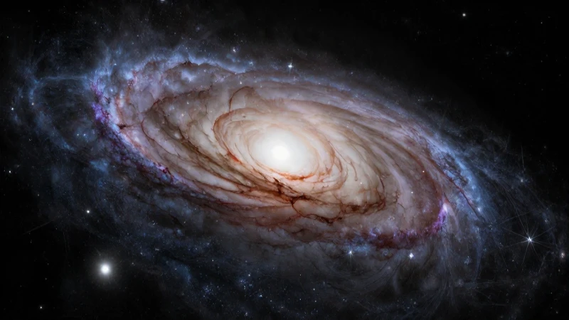 El Esquema del Universo: Una visión detallada del cosmos 5 Espiral galáctica con luz dramática profunda