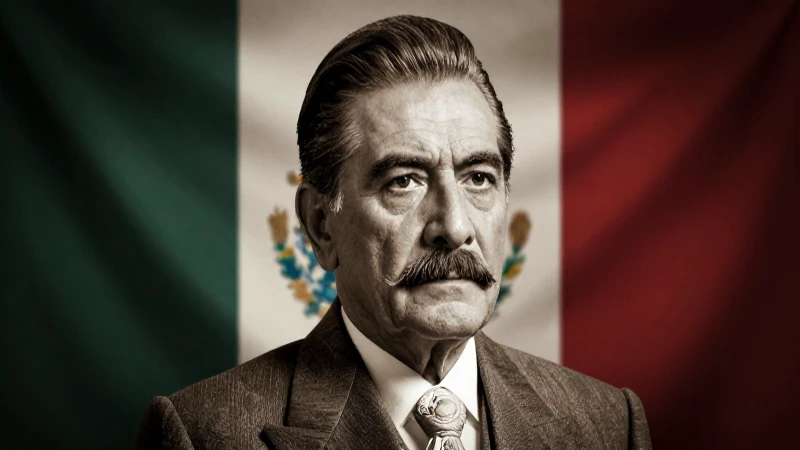 Venustiano Carranza Mapa Conceptual: Gobierno y Su Impacto 9 Retrato sepia de Carranza con bandera mexicana