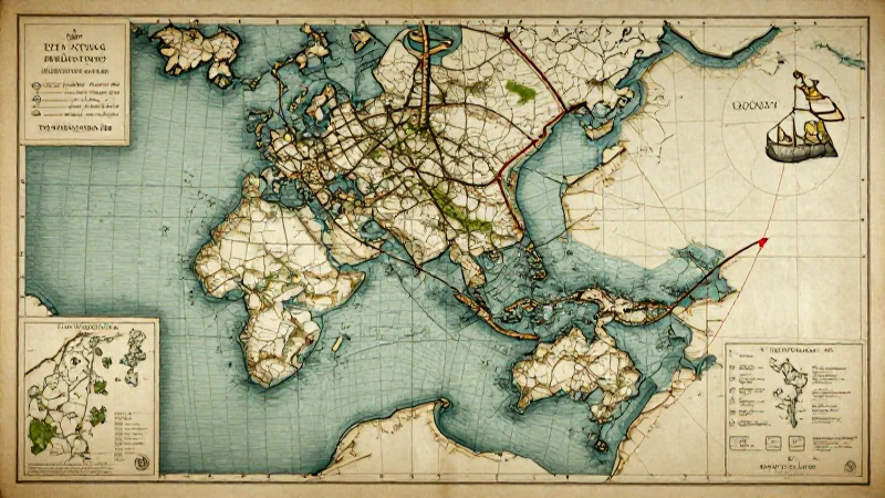 Cartografía histórica con iluminación volumétrica
