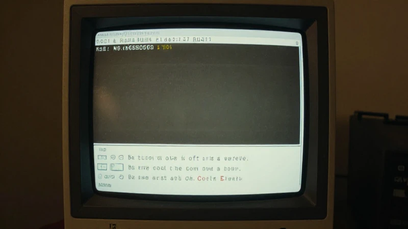 Cuál es la evolución de Visual Basic a lo largo de los años 3 Monitor antiguo irradia brillo nostálgico