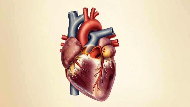 El Esquema de Wiggers: Un Método Avanzado para el Estudio de la Fisiología Cardiovascular 8 Ilustración anatómica del corazón estilo científico antiguo