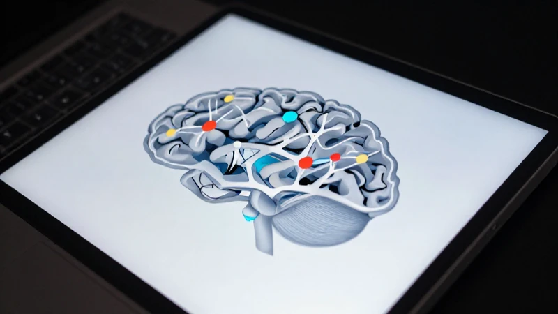 El poder de los Esquemas de palabras en el mundo online 4 Cerebro digital iluminado en portátil abierto